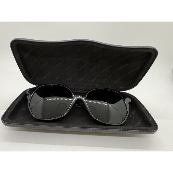 Balenciaga BB0005S 001 58-17 140 Round/Oval Black Grey Sunglasses Cat.3 & Case - Picture 13 of 16
